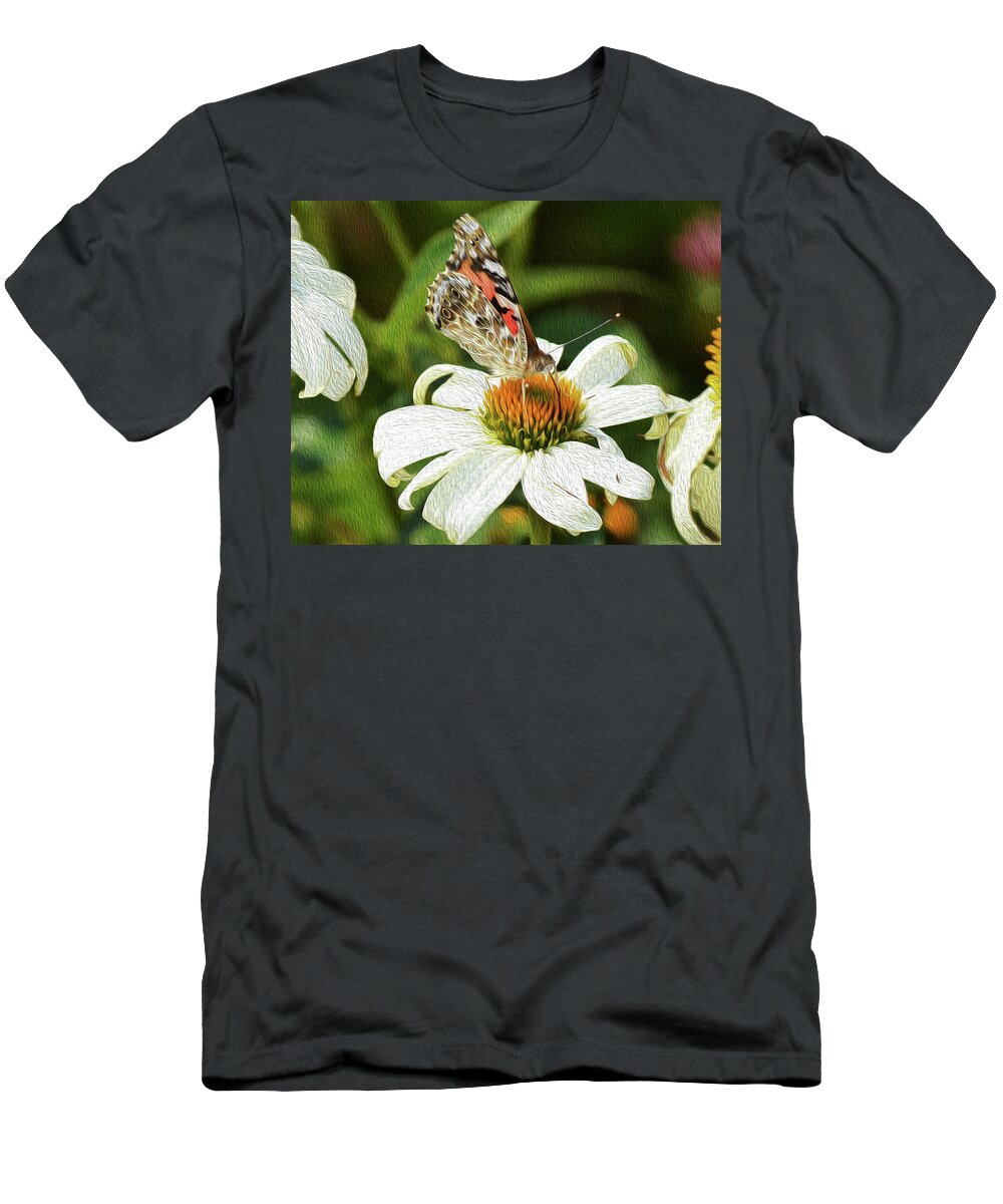 Floral T-Shirt featuring the photograph A Moment Comes by Tracie Fernandez