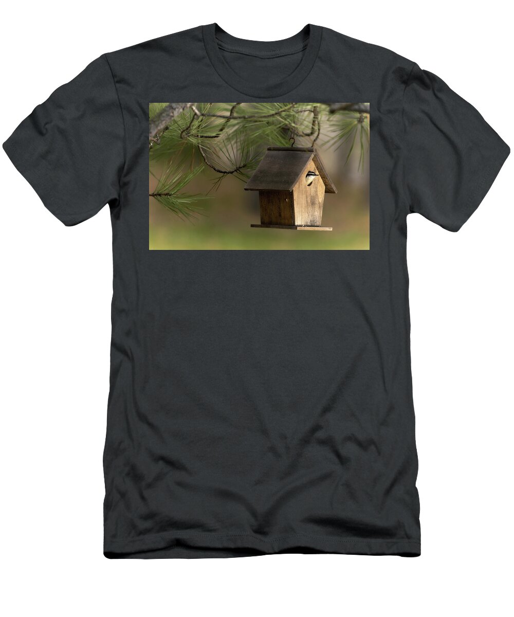Bird T-Shirt featuring the photograph A New Occupant by Loni Collins