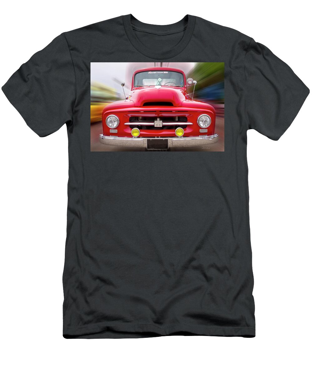 Photography T-Shirt featuring the photograph A Nice Red Truck by Frederic A Reinecke
