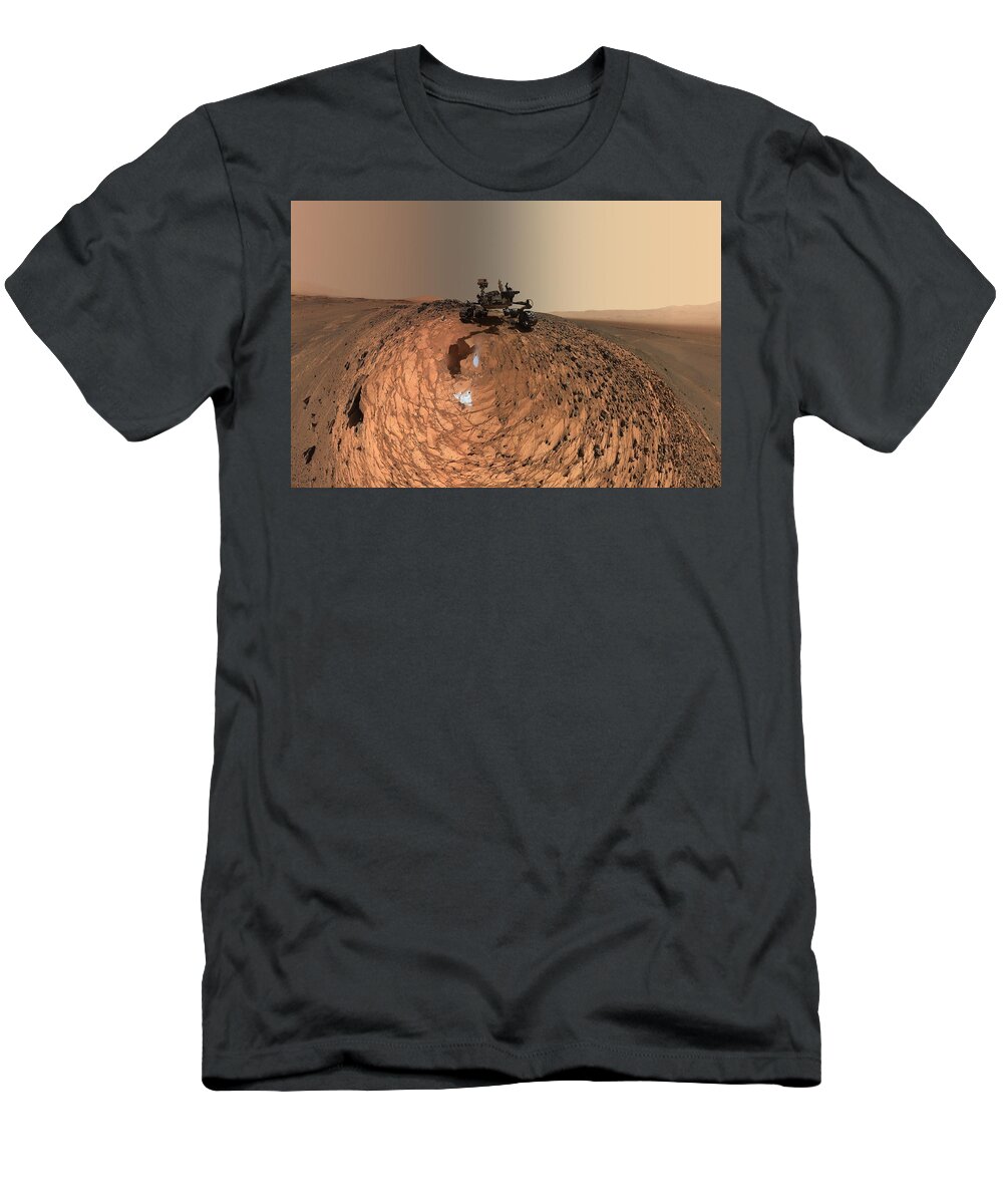 Mars T-Shirt featuring the photograph A Selfie on Mars by Eric Glaser