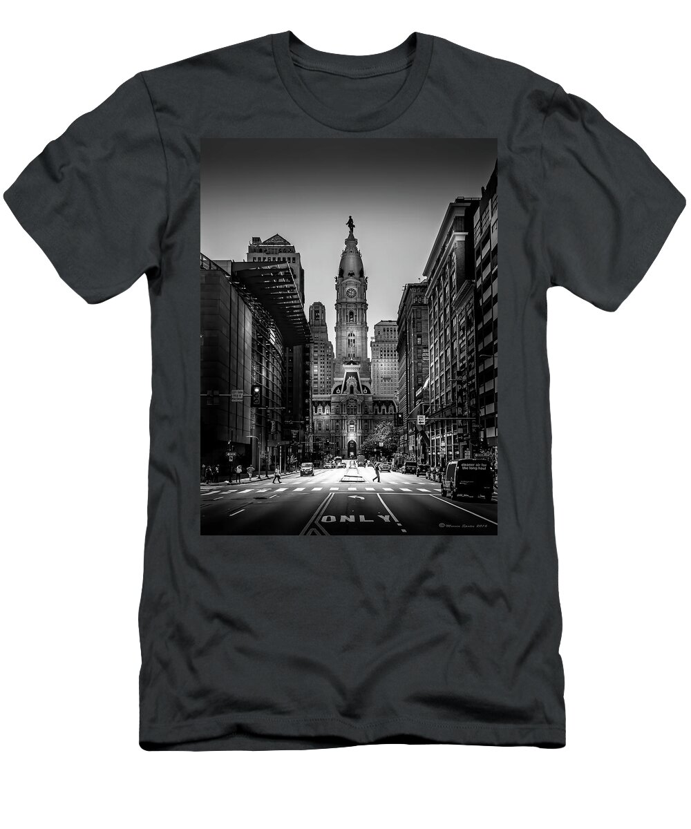 Marvin Saptes T-Shirt featuring the photograph A Step Above B/W by Marvin Spates