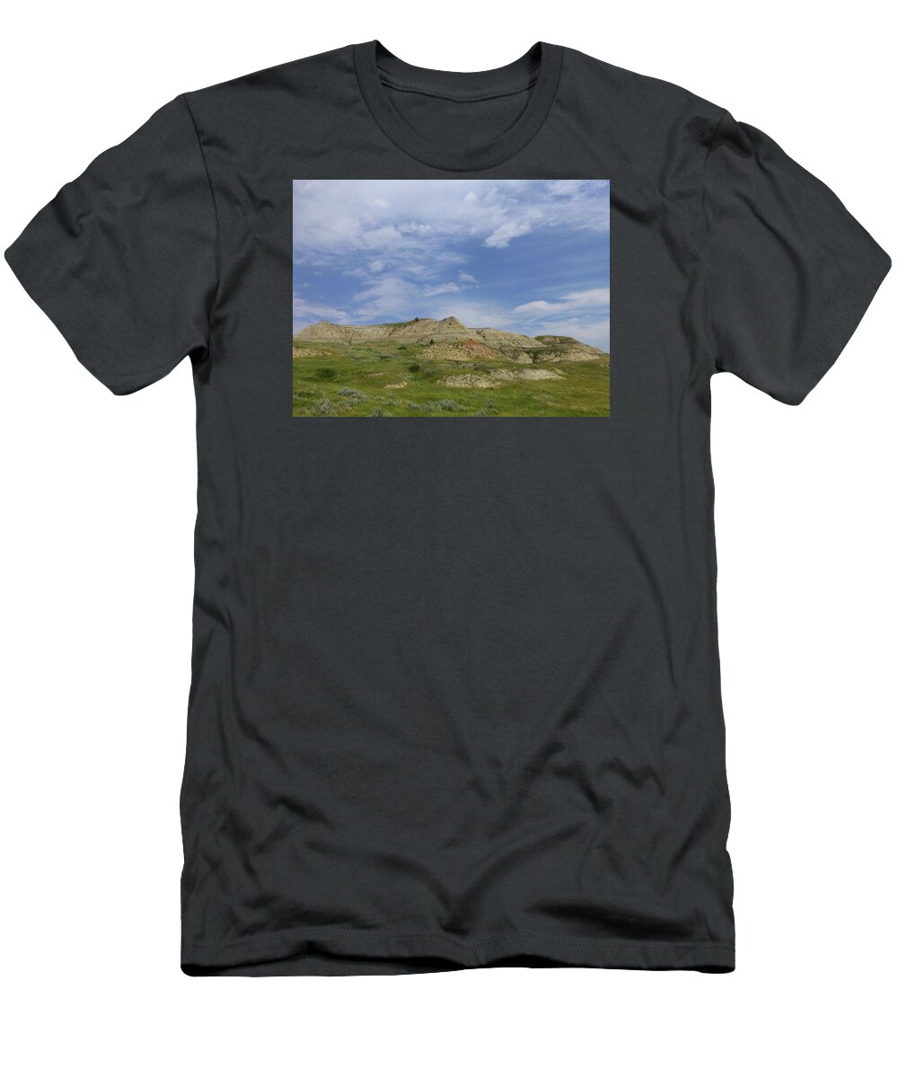 North Dakota T-Shirt featuring the photograph A Summer Day in Dakota by Cris Fulton
