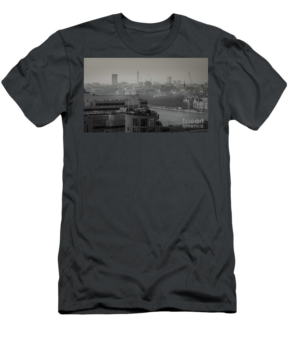 London T-Shirt featuring the photograph A View of London by Perry Rodriguez