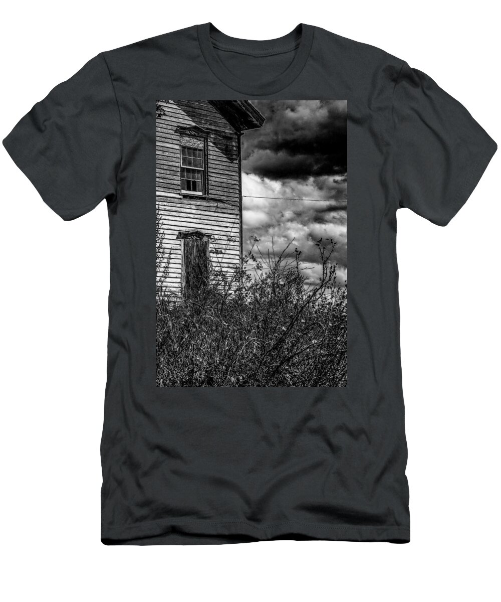  T-Shirt featuring the photograph Abandoned by Kendall McKernon