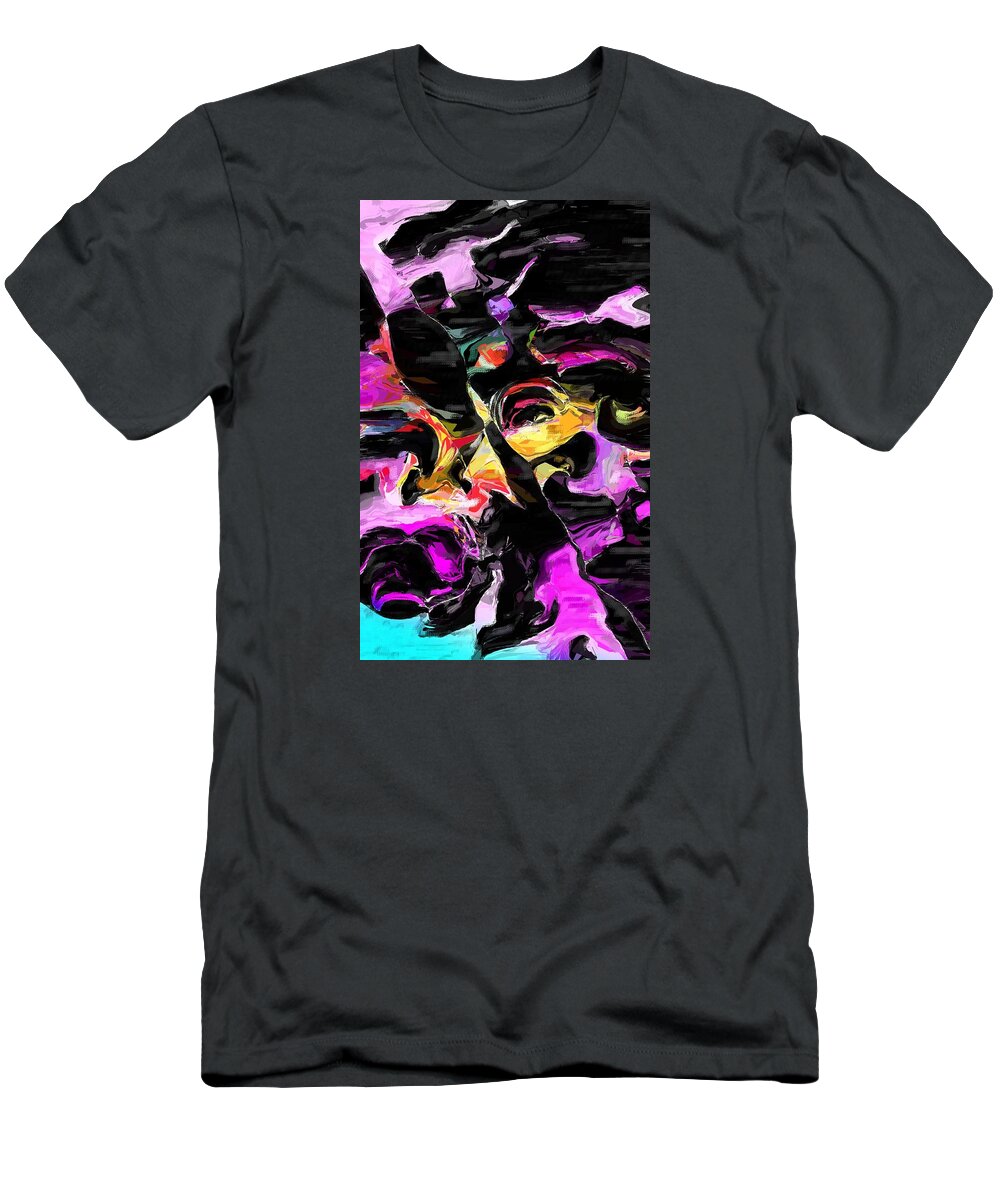 Fine Art T-Shirt featuring the digital art Abstract 011715 by David Lane