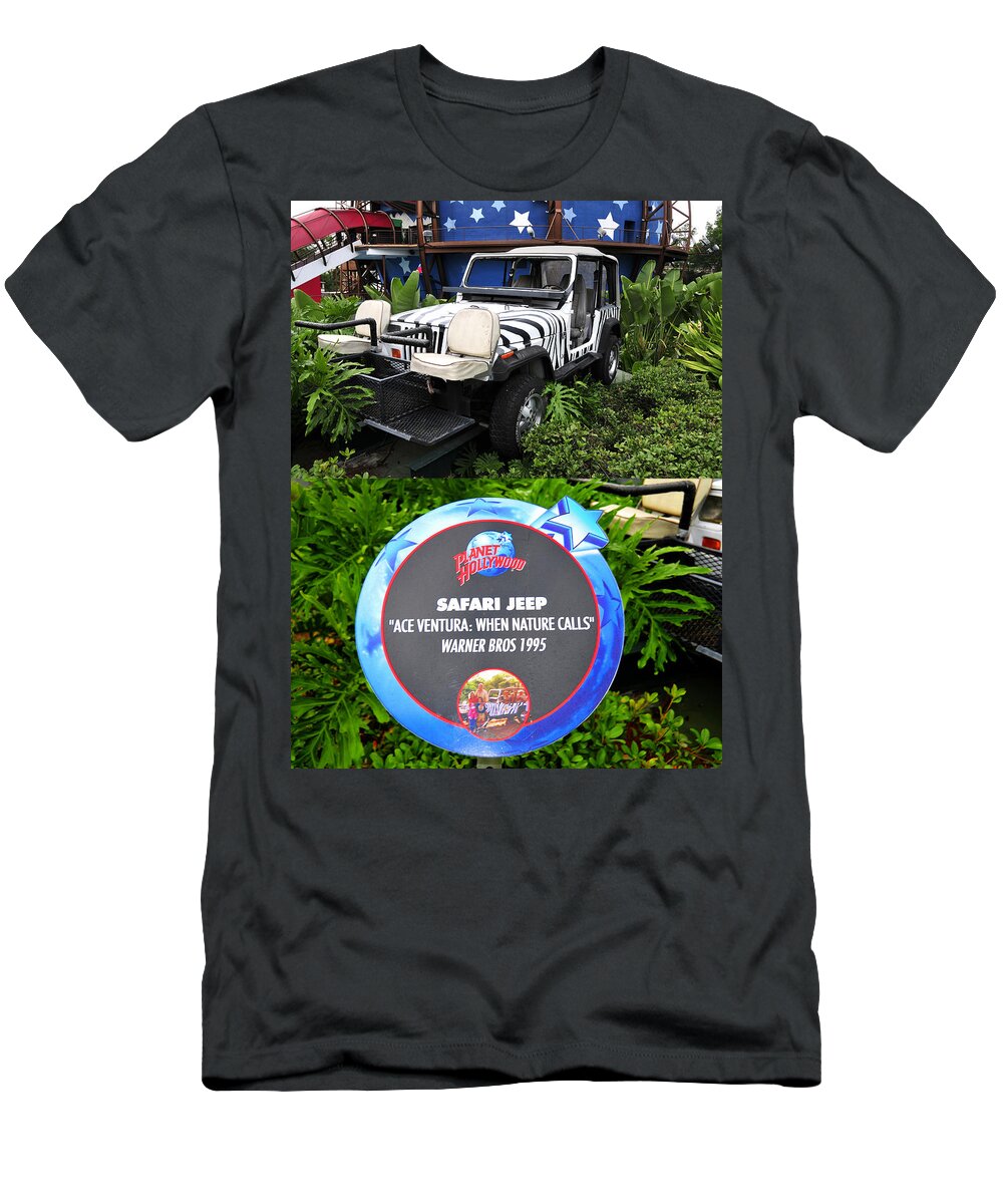 Jeep T-Shirt featuring the photograph Ace Ventura Jeep 1995 by David Lee Thompson