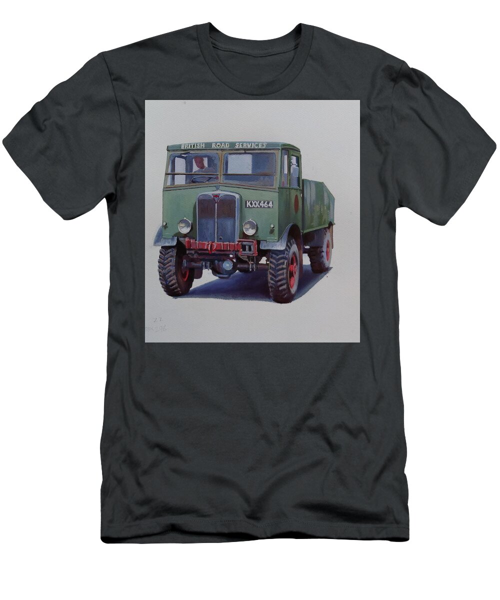 Aec T-Shirt featuring the painting AEC Matador BRS. by Mike Jeffries