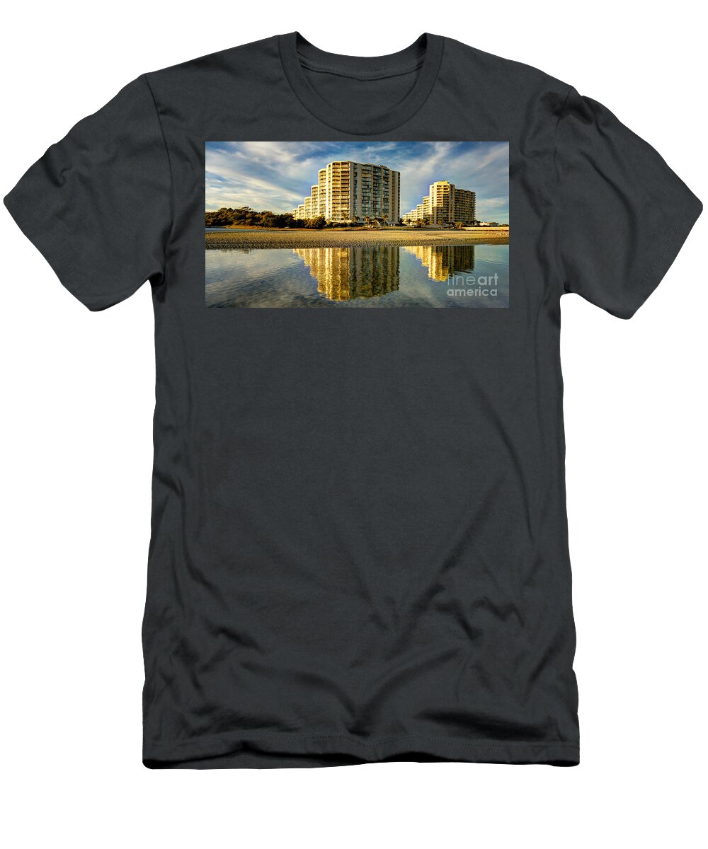 Travel T-Shirt featuring the photograph Afternoon Looking Over an Ocean Creek by David Smith