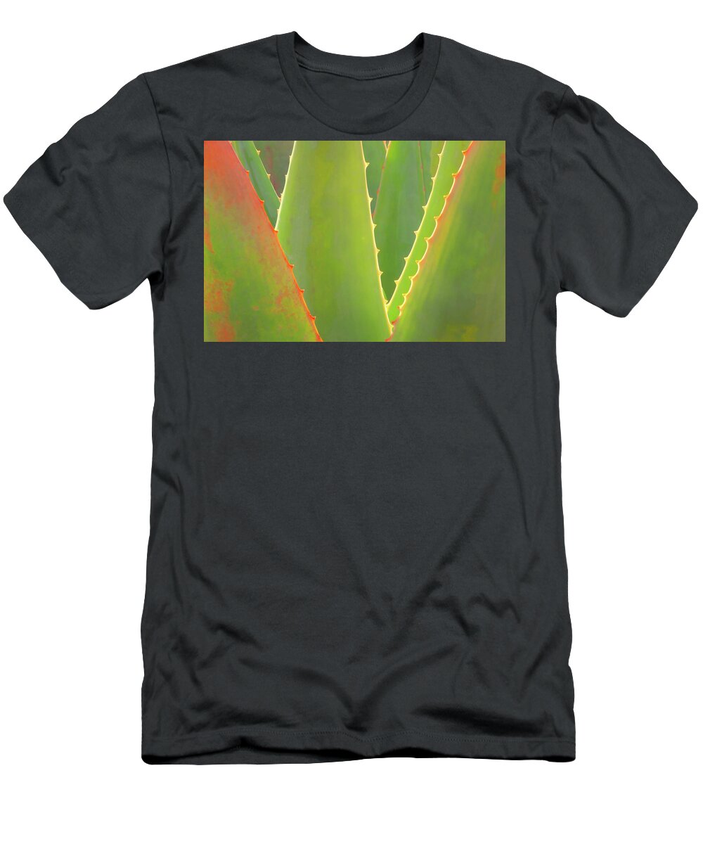Agave T-Shirt featuring the photograph Agave Abstract by Ram Vasudev