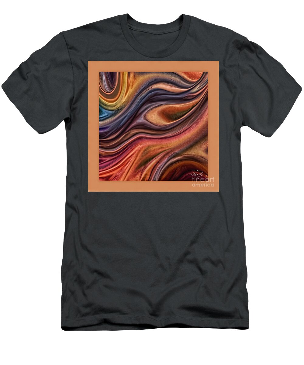 Aging T-Shirt featuring the digital art Aging Of Feelings by Leo Symon