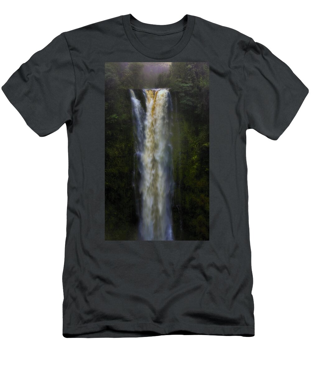 Ellen Heaverlo T-Shirt featuring the photograph Akaka Falls by Ellen Heaverlo