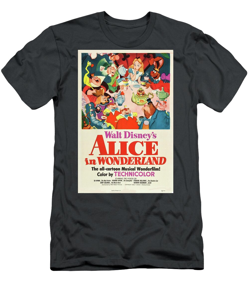 Stand up instead Wade Orthodox Alice In Wonderland 1951 T-Shirt by Movie Poster Prints - Fine Art America