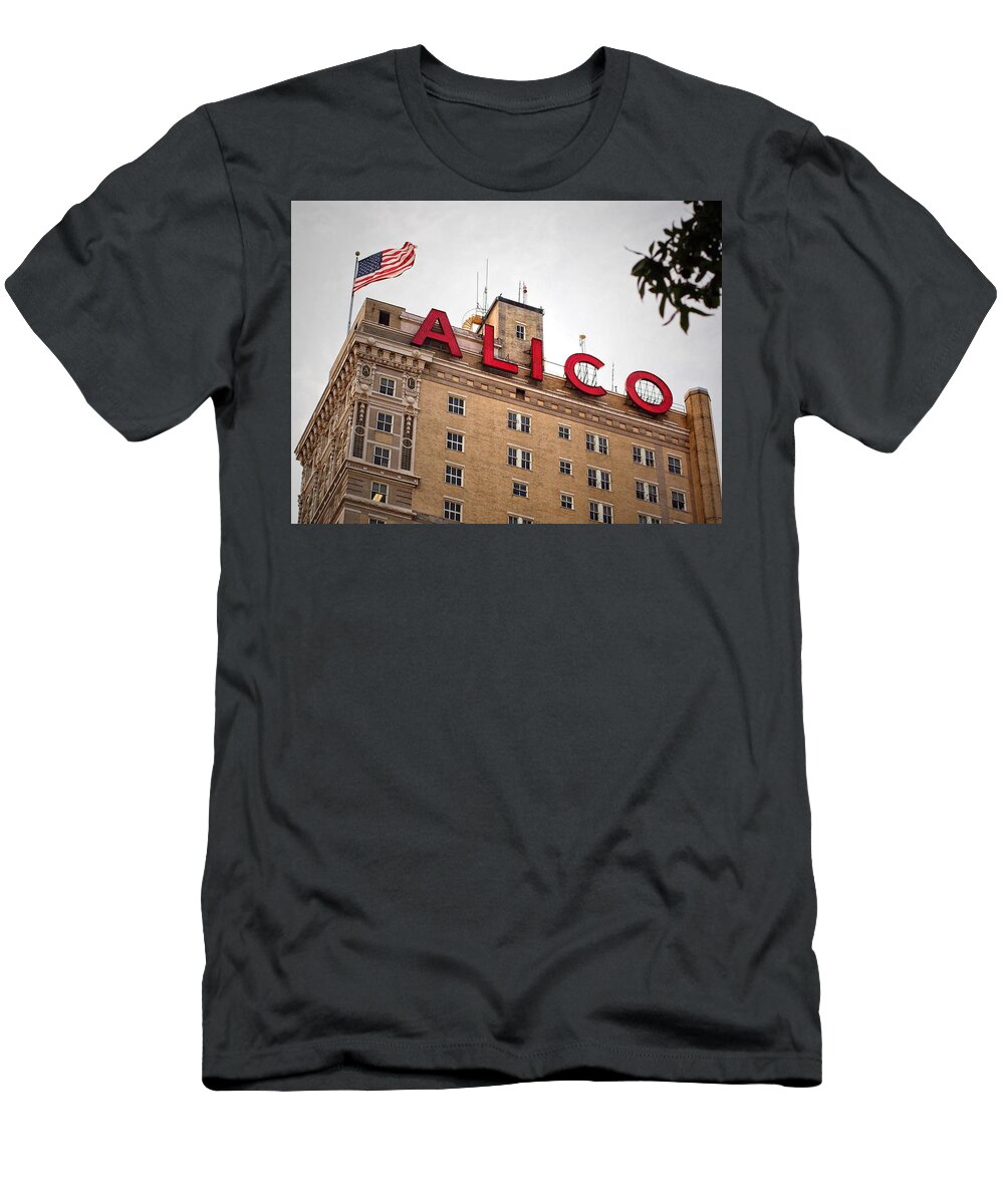 Alico T-Shirt featuring the photograph Alico Building Sign by Buck Buchanan