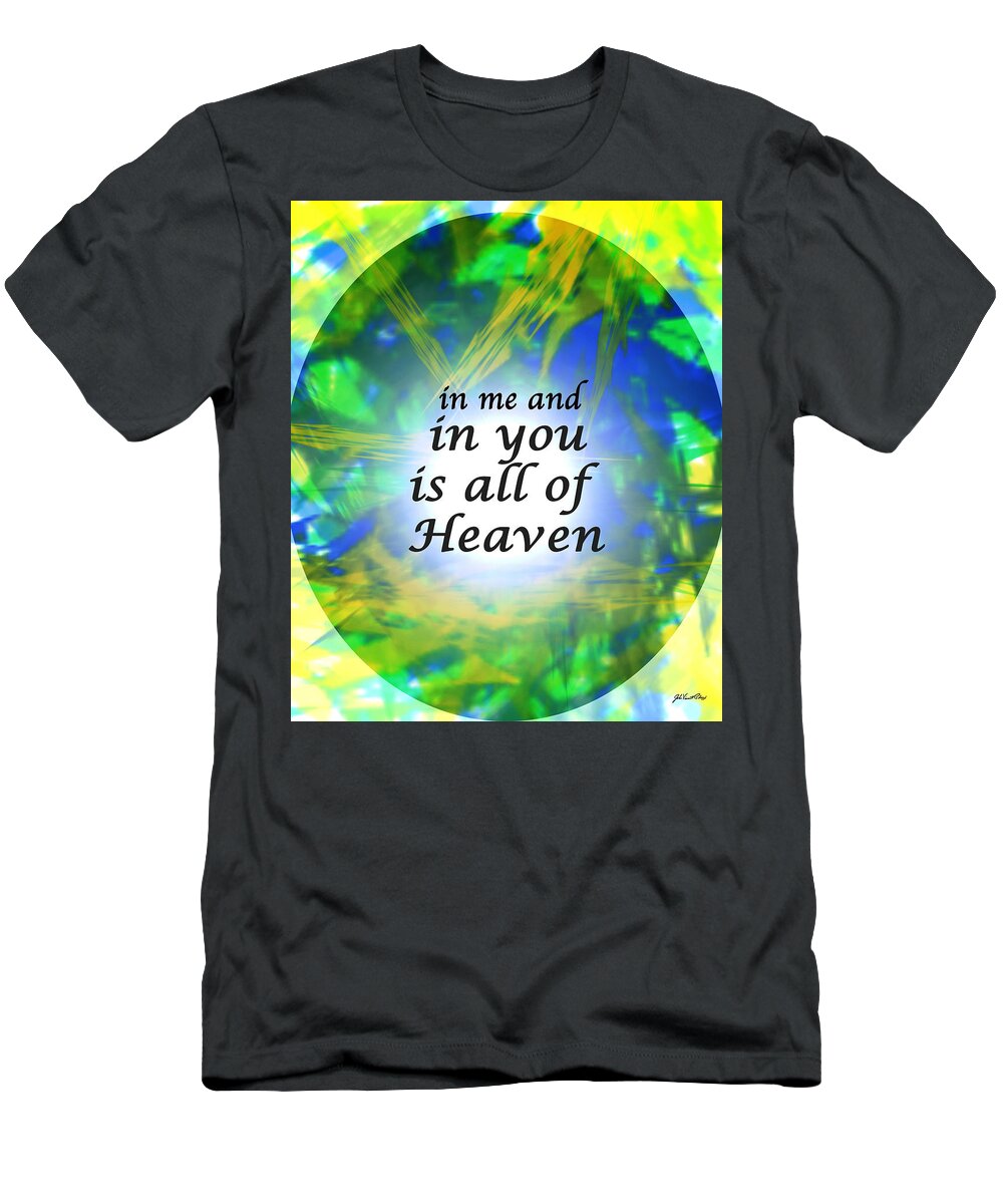 Collage T-Shirt featuring the digital art All of Heaven by John Vincent Palozzi