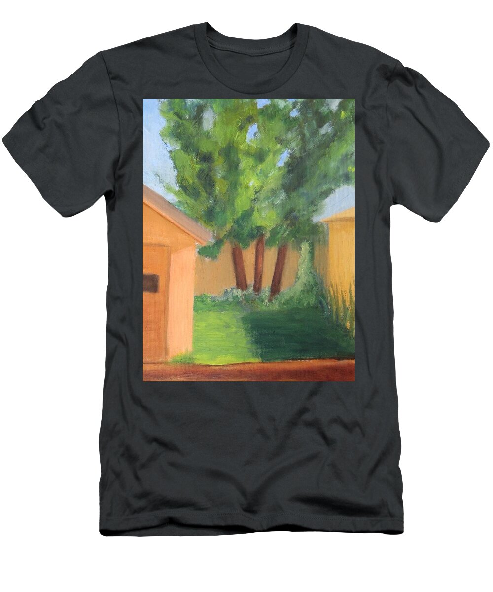 Alley T-Shirt featuring the painting Alley by Patricia Cleasby