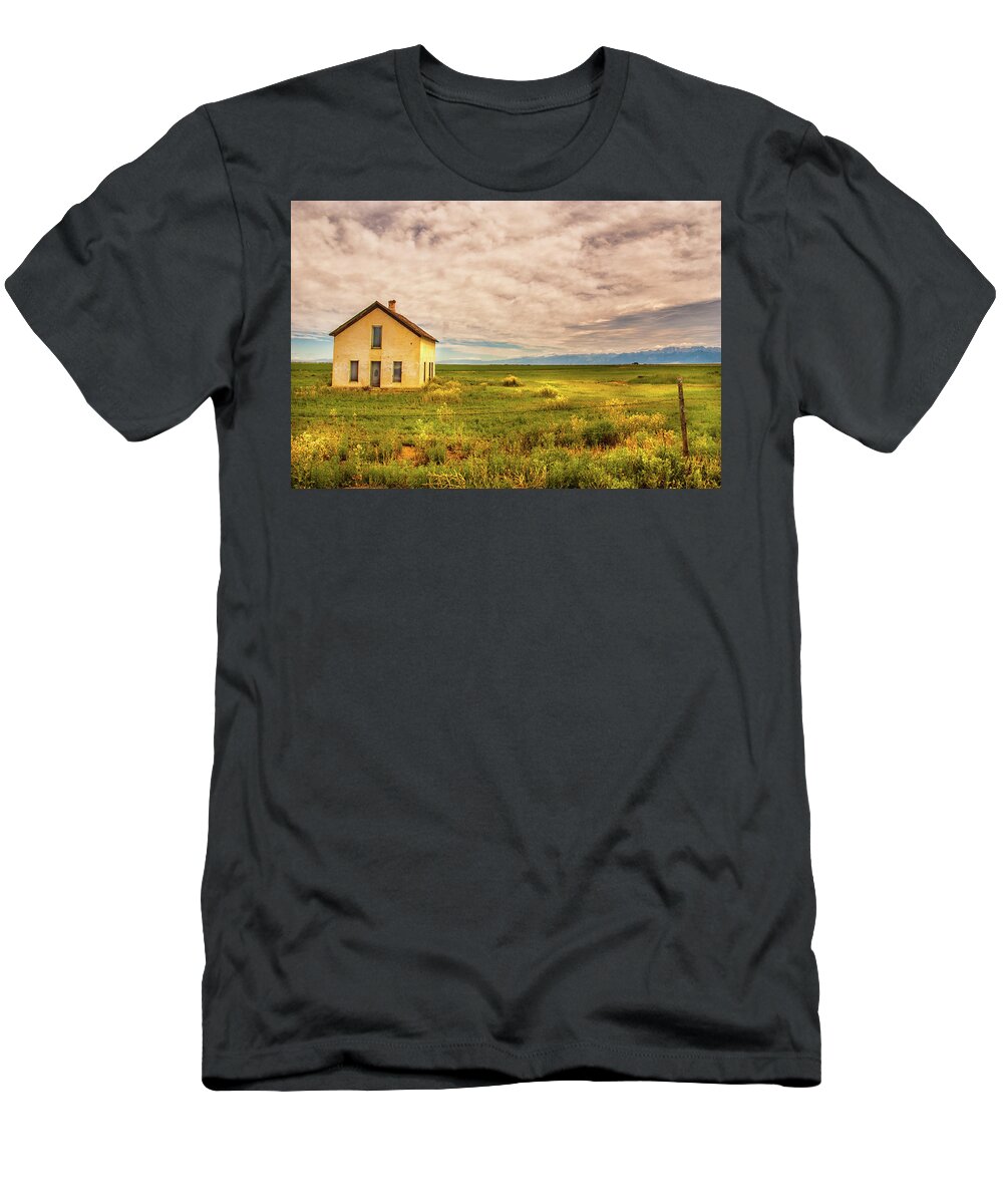 High Prairie T-Shirt featuring the photograph Alone by Jolynn Reed