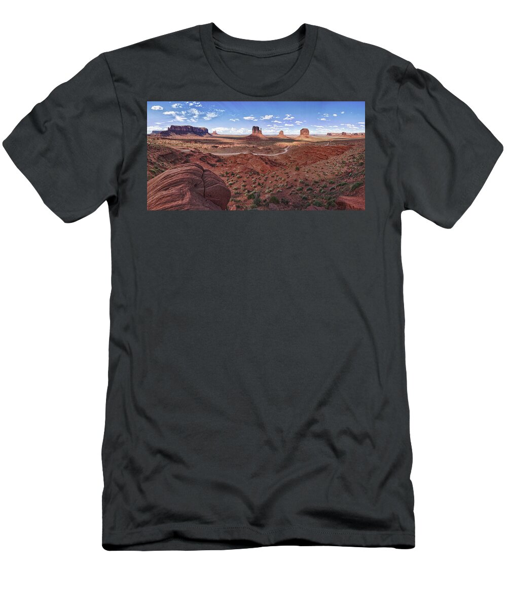 Arizona T-Shirt featuring the photograph Amazing Monument Valley by Andreas Freund