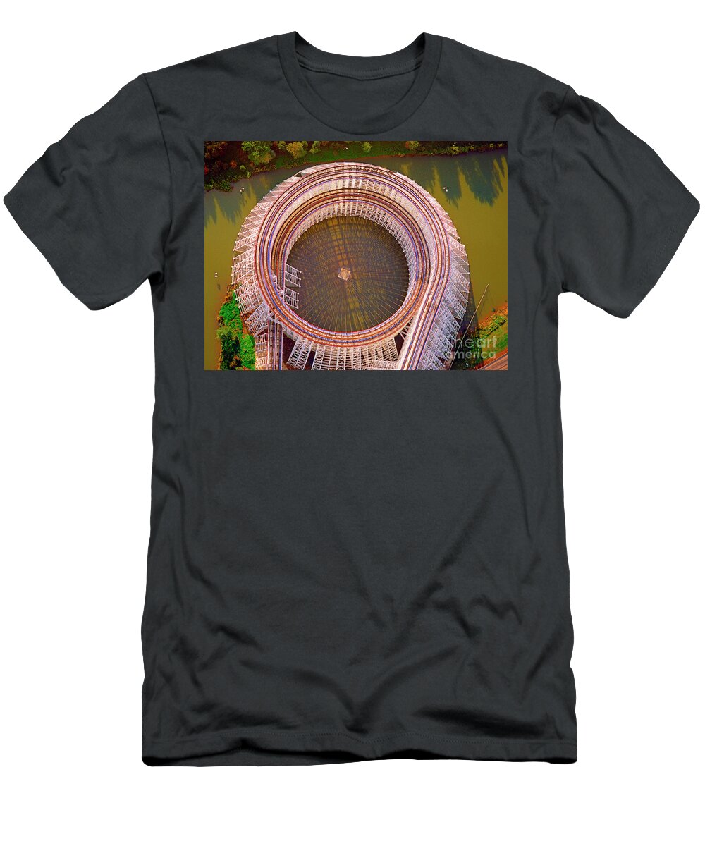 American T-Shirt featuring the photograph American Eagle Roller Coaster by Tom Jelen