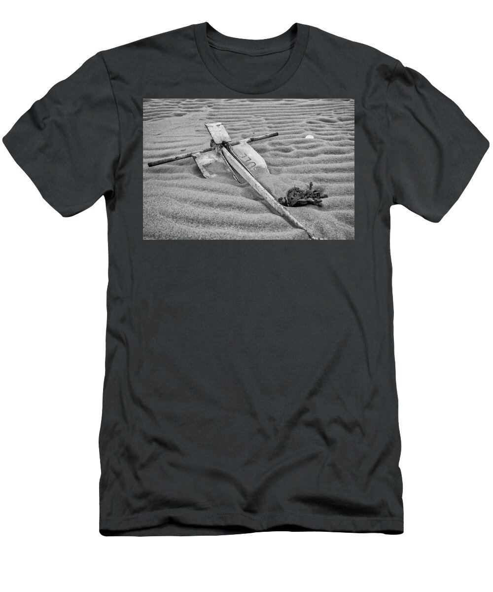 Harborview Beach T-Shirt featuring the photograph Anchored in at Harborview Beach by Marisa Geraghty Photography