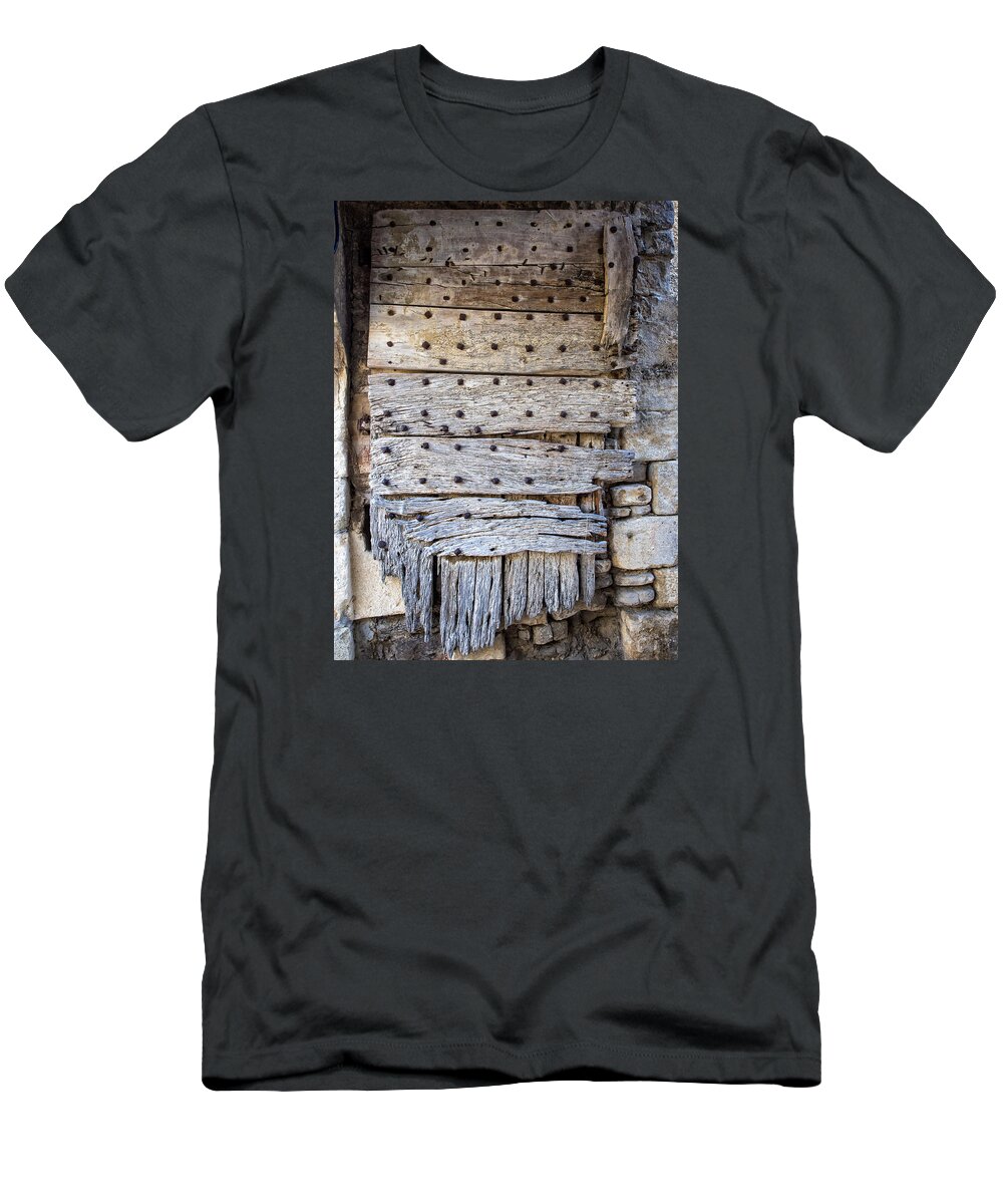Portal T-Shirt featuring the photograph Ancient Portal at Seguret by Gary Karlsen