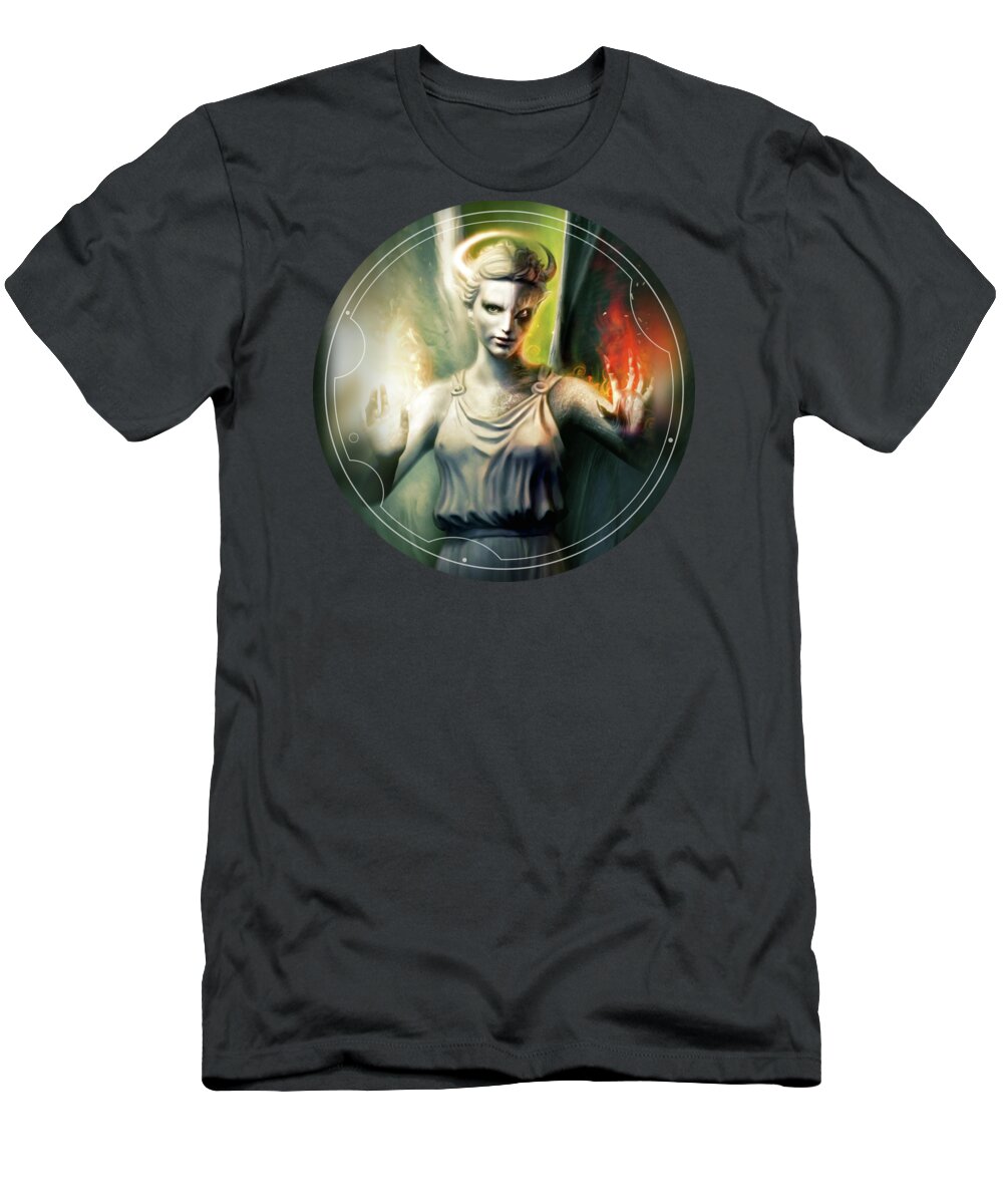 Angels T-Shirt featuring the painting Angel by Joe Roberts