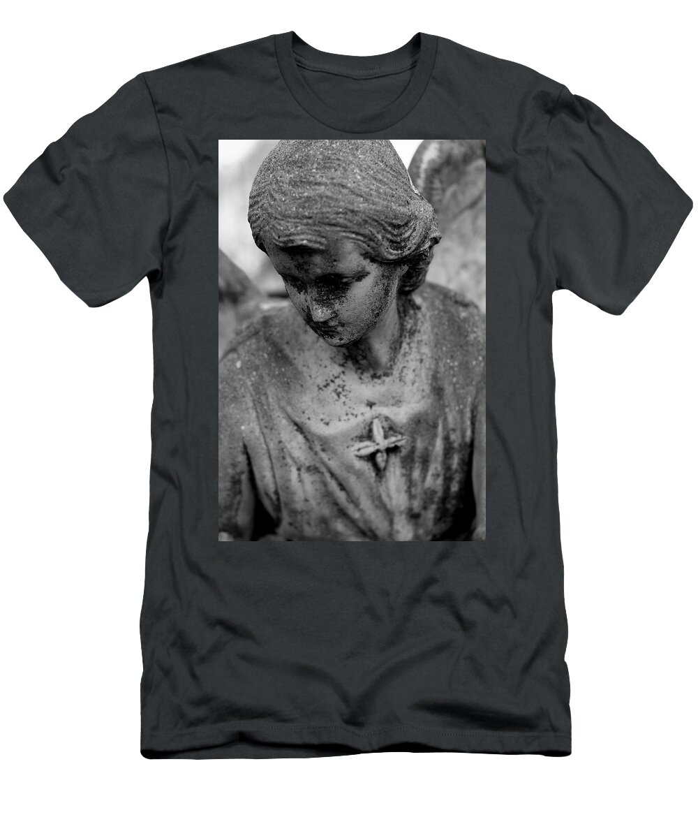 Statue T-Shirt featuring the photograph Angels Among Us by Viviana Nadowski