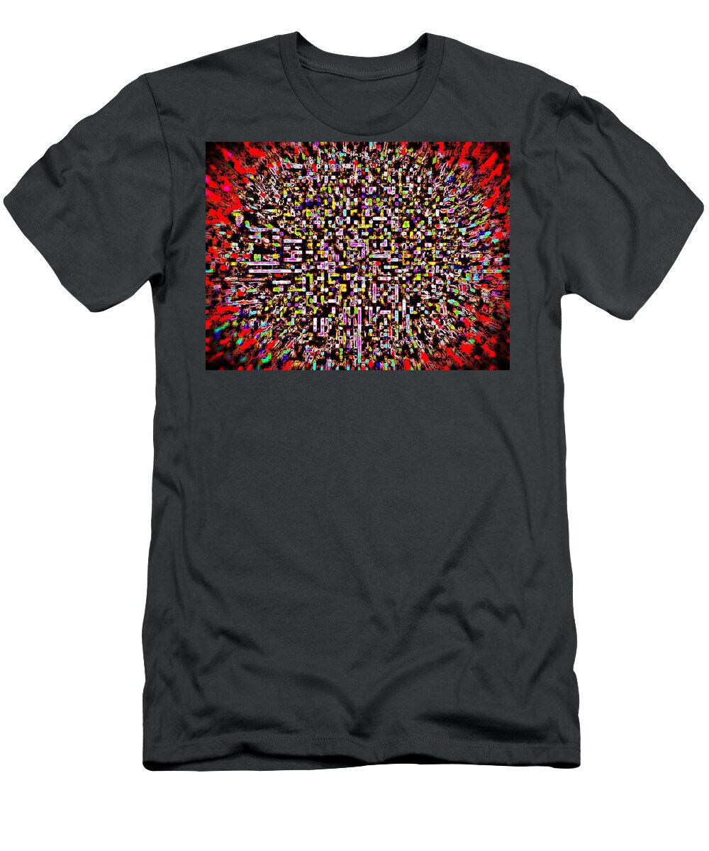 Pixel T-Shirt featuring the photograph Animal's Brain On The Muppets by Andy Rhodes