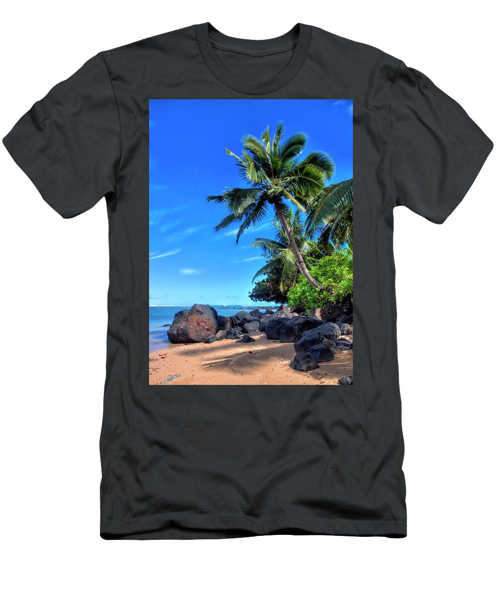 Granger Photography T-Shirt featuring the photograph Anini Beach by Brad Granger