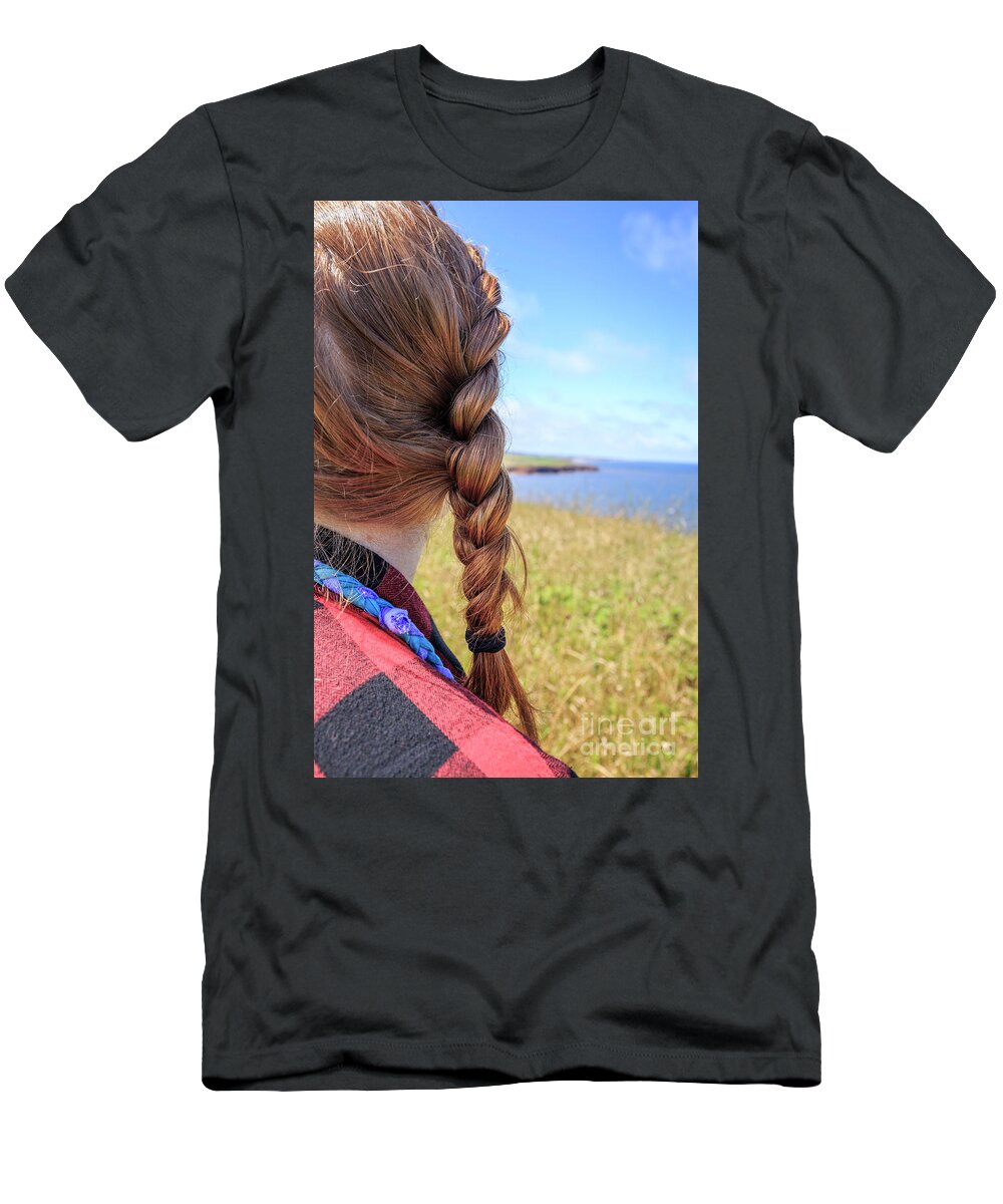 Cliff T-Shirt featuring the photograph Anne of Green Gables Prince Edward Island by Edward Fielding