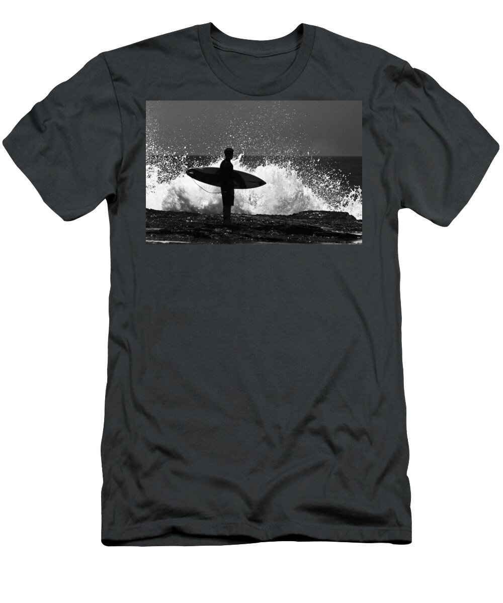 Surfer T-Shirt featuring the photograph Anticipation by Sheila Smart Fine Art Photography