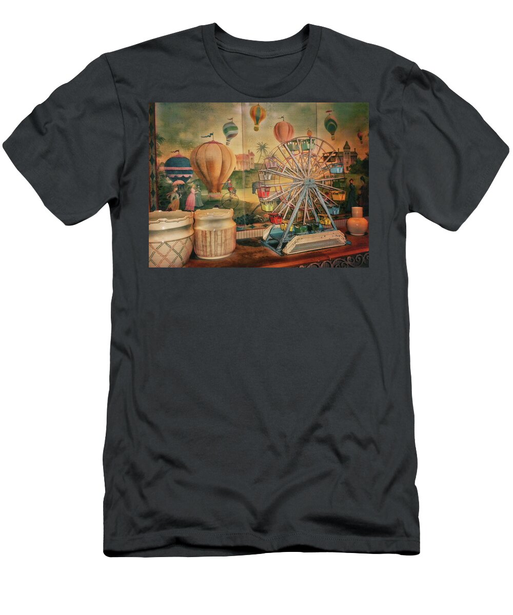 Toy T-Shirt featuring the photograph Antique Ferris Wheel Walt Disney World MP by Thomas Woolworth