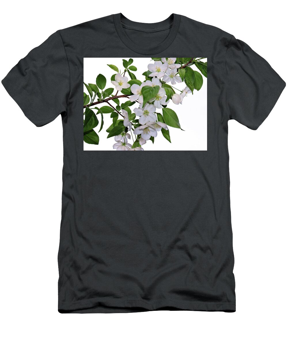 Apple Blossoms T-Shirt featuring the photograph Apple Blossoms by Nina Bradica