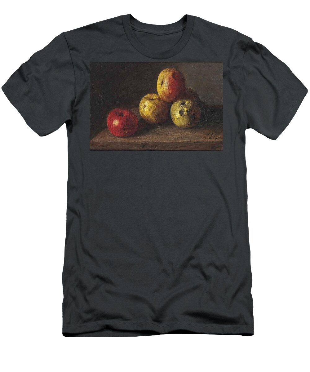 Antoine Vollon T-Shirt featuring the painting Apples by Antoine Vollon