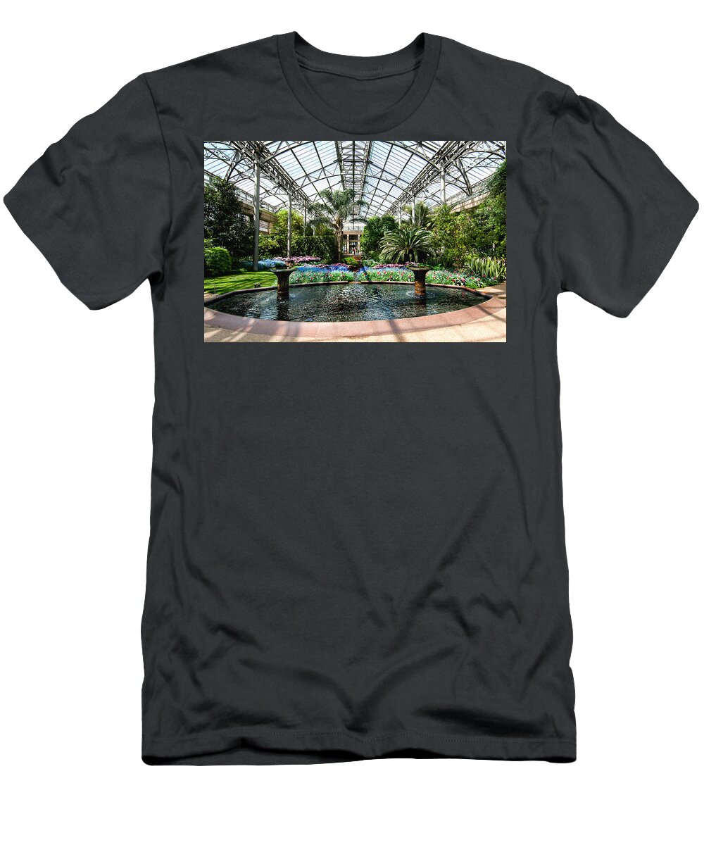Garden T-Shirt featuring the photograph Arboretum by Greg Fortier