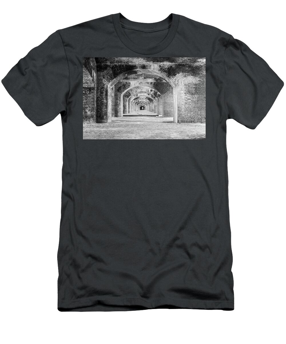 Photosbymch T-Shirt featuring the photograph Arches, Ft Jefferson by M C Hood