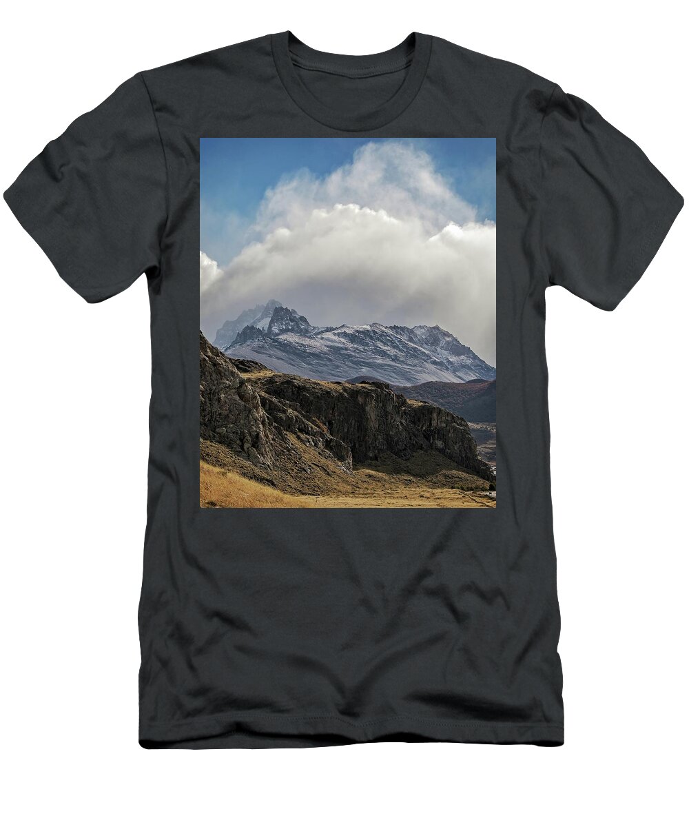Landscape T-Shirt featuring the photograph Argentine Layers by Ryan Weddle
