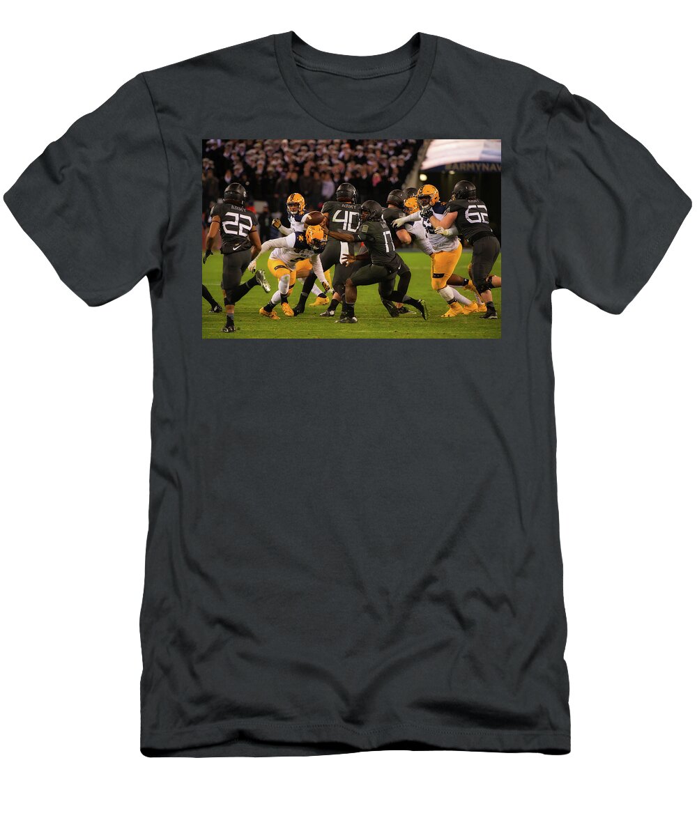 Army T-Shirt featuring the photograph Army Defeats Navy 2016 by Mountain Dreams