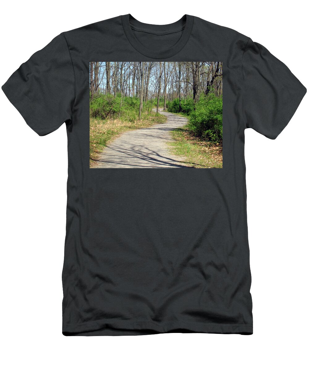 Landscape T-Shirt featuring the photograph Around the next Bend by George Jones