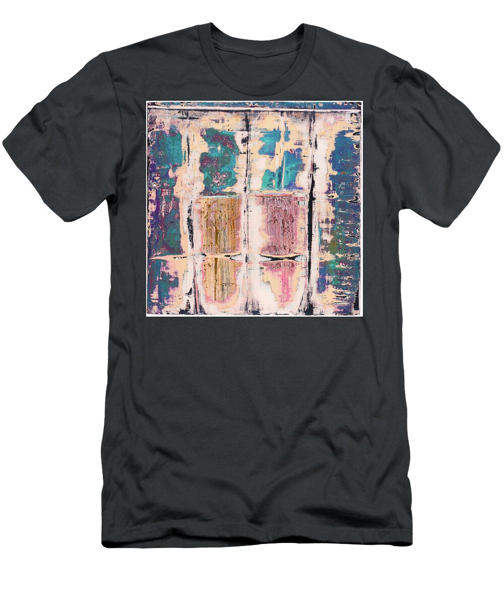 Abstract Prints T-Shirt featuring the painting Art Print Square 8 by Harry Gruenert