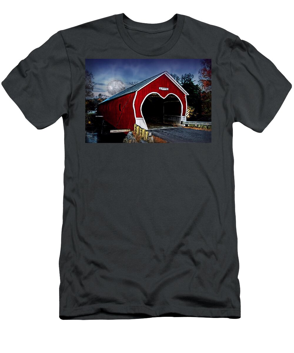 Love T-Shirt featuring the photograph Love Is In The Air by DJ Florek