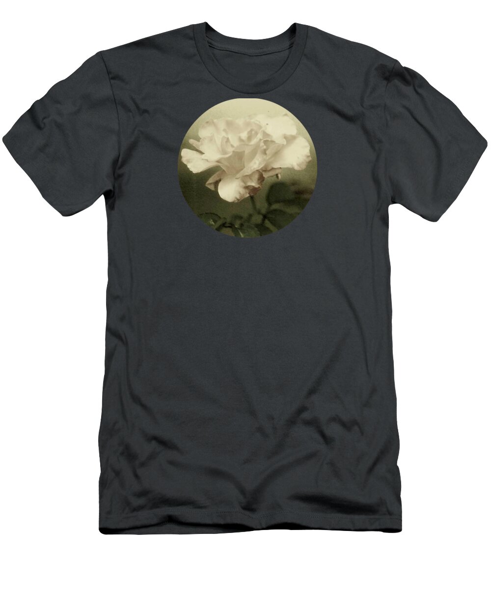 Rose T-Shirt featuring the photograph Faded Rose by Mary Wolf