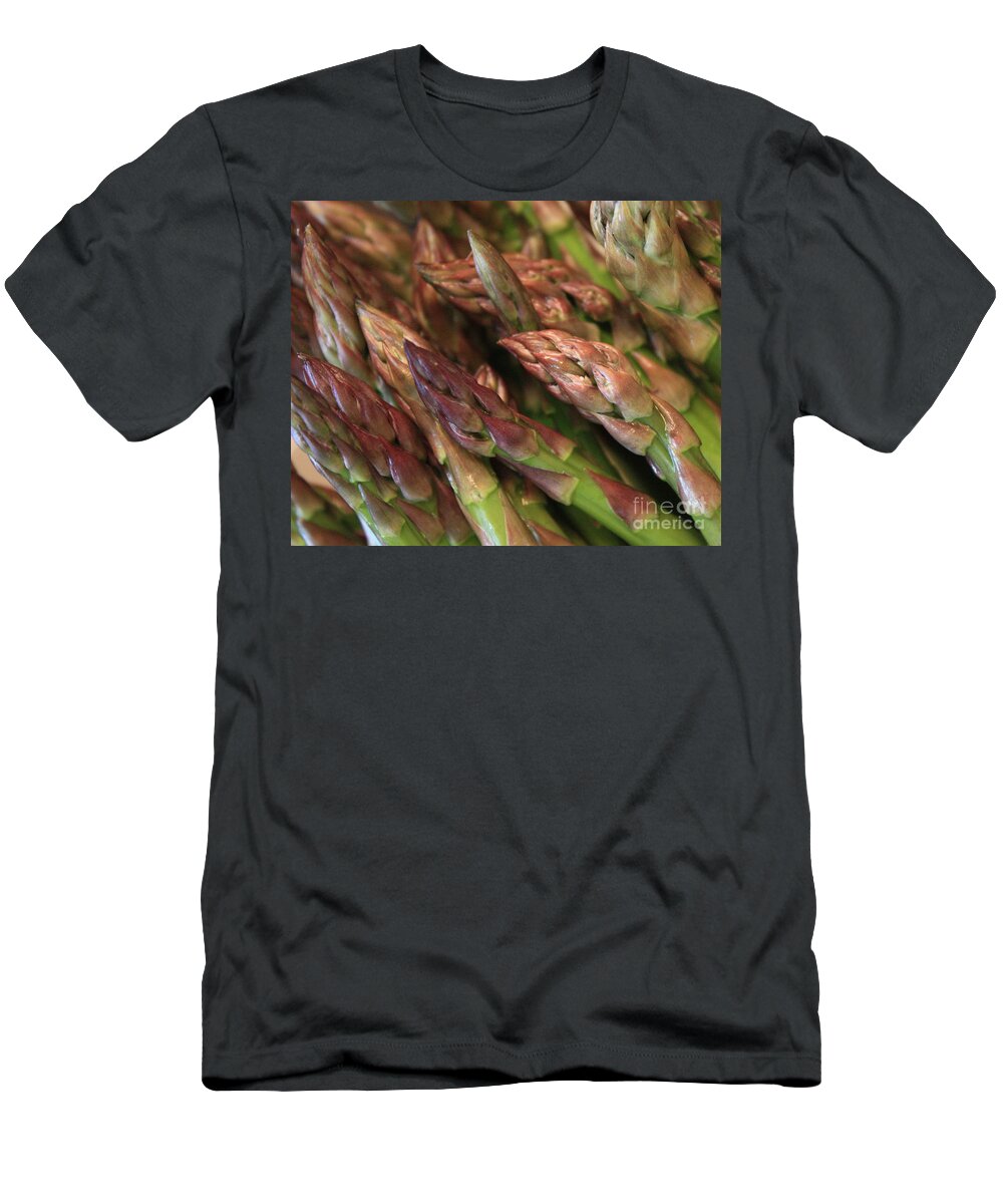 Asparagus T-Shirt featuring the photograph Asparagus Tips by Carol Groenen