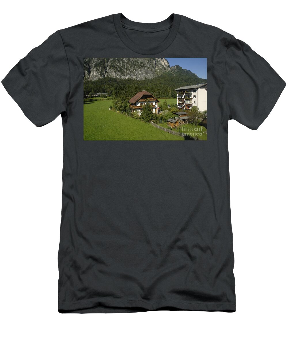 Austria T-Shirt featuring the photograph Alpine Chalet by Brenda Kean