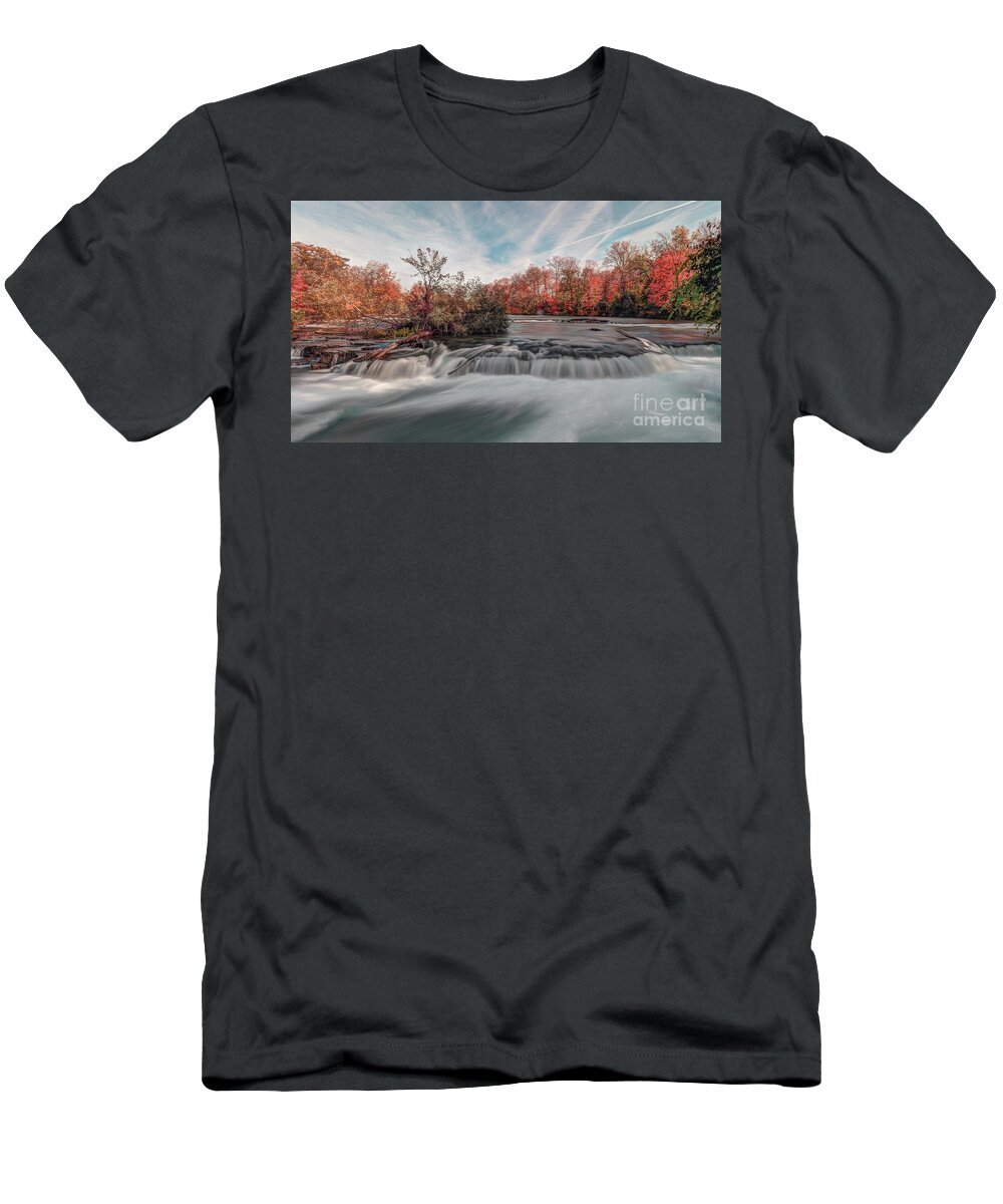 Autumn T-Shirt featuring the photograph Autumn on the Niagara by Rod Best