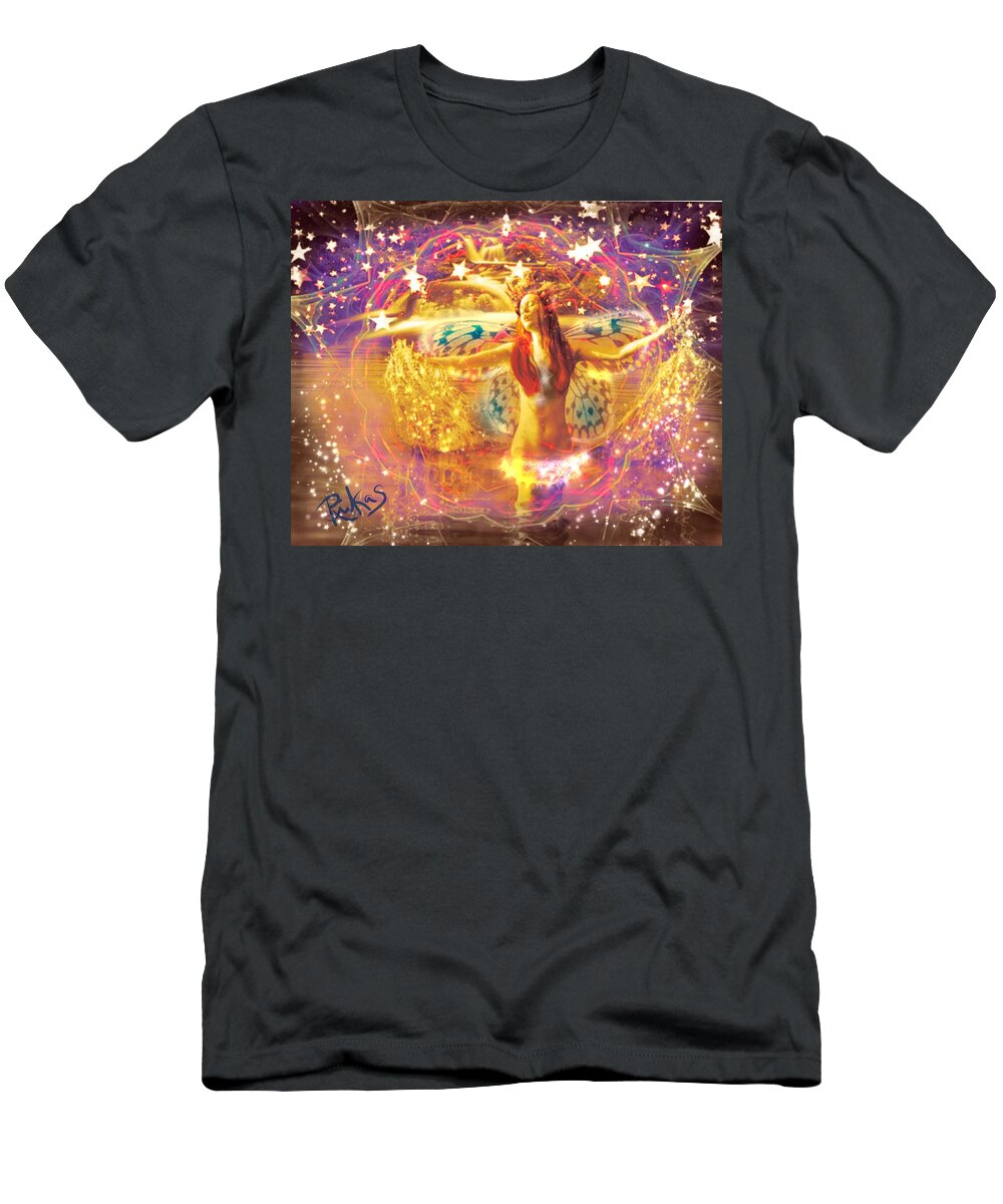 Awaken T-Shirt featuring the digital art Awaken by Serenity Studio Art