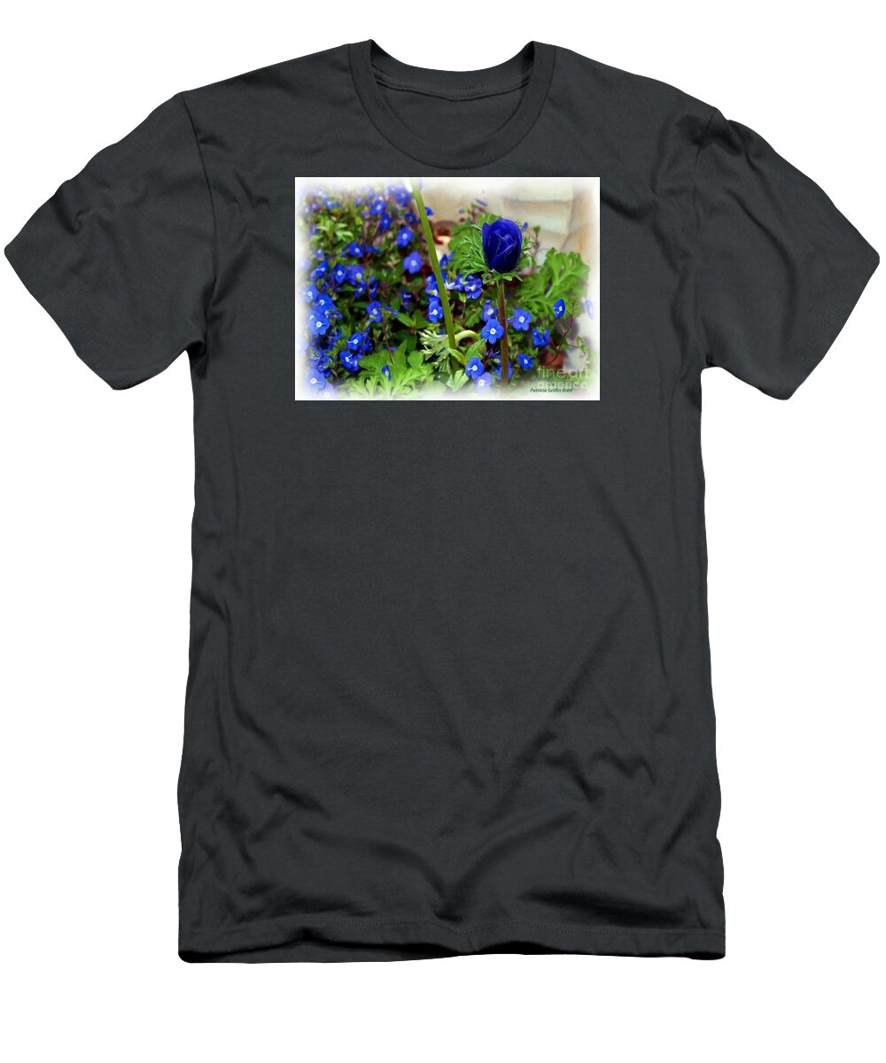 Fine Art T-Shirt featuring the painting Babys Got the Blues by Patricia Griffin Brett