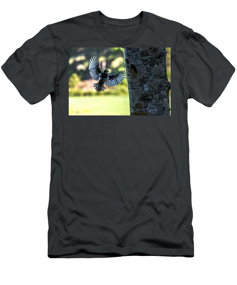 Backlighting T-Shirt featuring the photograph Backlighting by Torbjorn Swenelius