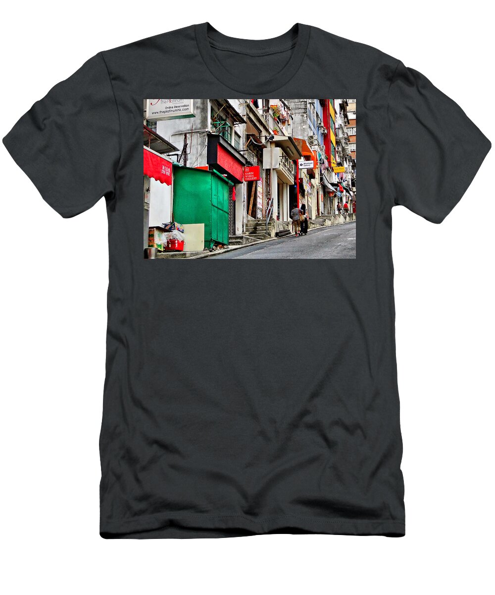 Hong Kong T-Shirt featuring the photograph Backstreet by Blair Wainman