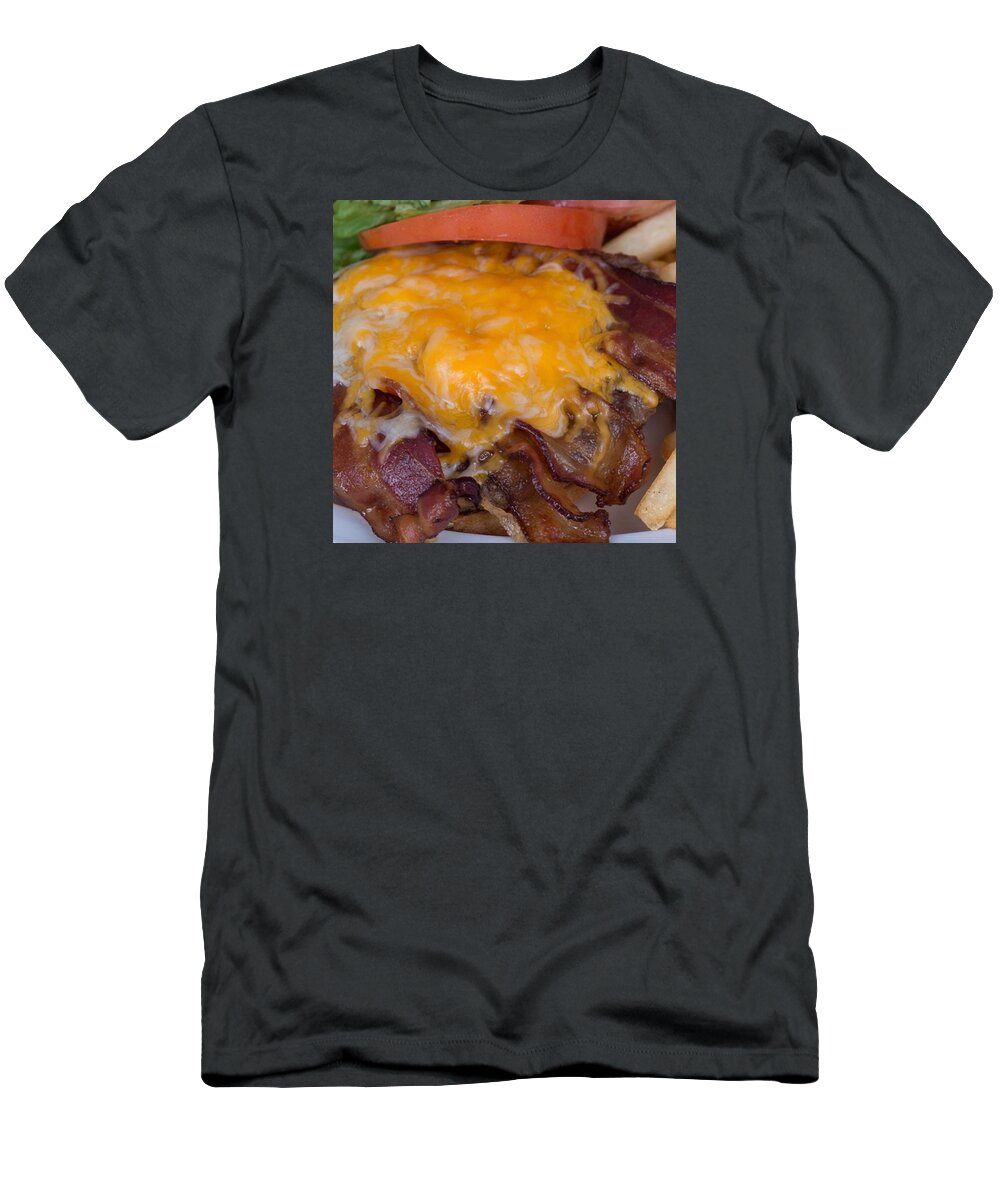 Baconcheeseburger T-Shirt featuring the photograph Bacon Cheeseburger by Michael Moriarty