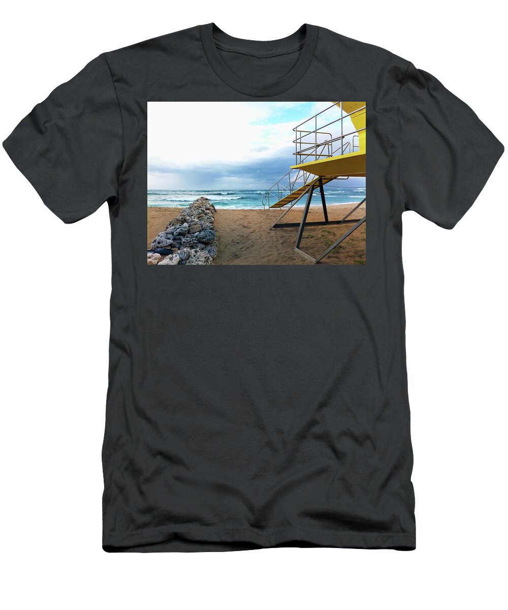 Baldwin Beach T-Shirt featuring the photograph Baldwin Beach by Kathy Corday